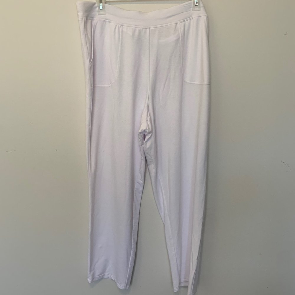 EMILY DANIELS WHITE KNIT PULL ON PANTS NWT - Picture 1 of 9